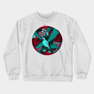 Turqred Circle of The Northern Cardinal Crewneck Sweatshirt